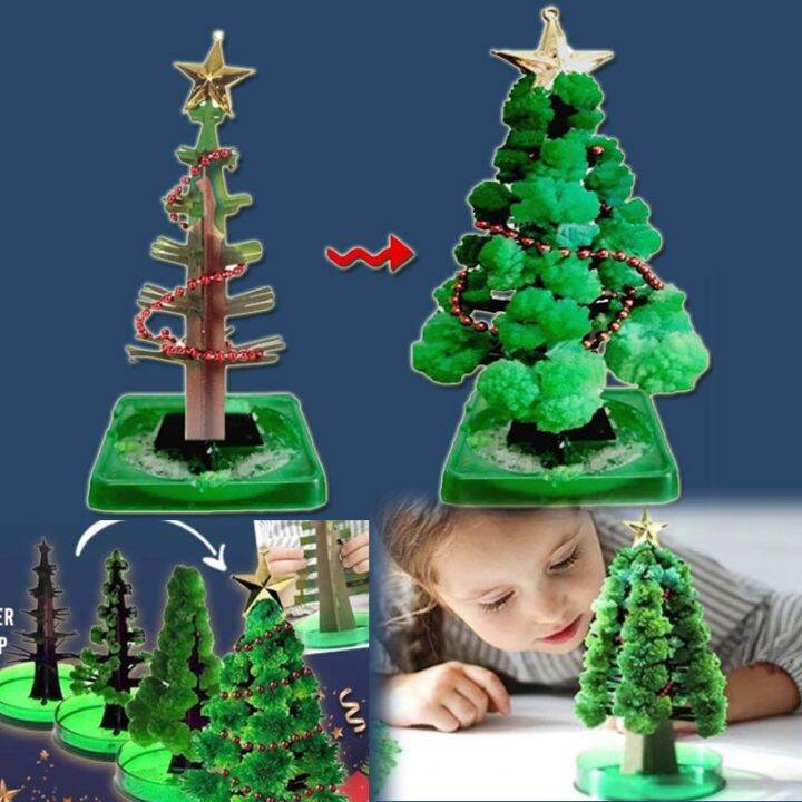 smilewil-ต้นคริสต์มาส-ต้นไม้วิทยาศาสตร์-ของเล่น-magic-growing-christmas-tree-ของขวัญคริสต์มาส