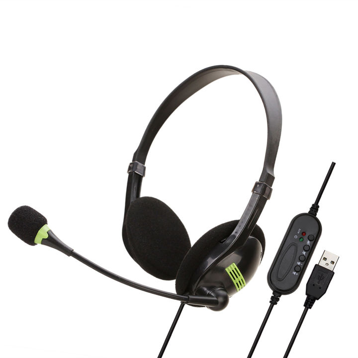 sy440หูฟังโทรศัพท์-lossless-สายหูฟังคอลเซ็นเตอร์ยาวไมค์3-5มม-ระบายอากาศ-usb-สำหรับคนขับรถบรรทุกสำนักงาน