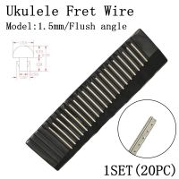 ลวด Fret ฟรีกีตาร์คีย์บอร์ดอูคูเลเล่1ชุด (21ชิ้น) สำหรับวัสดุซ่อมกีตาร์ทองเหลืองนิกเกิลสีเงิน