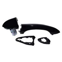 1 Set Door Handle Kit 51218243618 Front or Rear Right Bright Black for BMW X5 E53 2000-2006