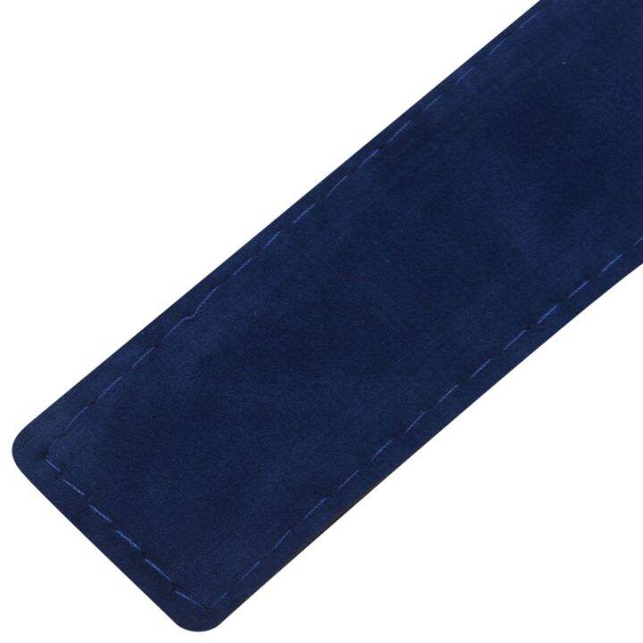 100-pcs-blue-velvet-pen-pouch-sleeve-holder-single-pen-bag-case-pencil-bag