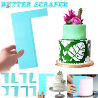 1 ชุดเค้กง่าย Scrapper เครื่องมือ DIY Icing Spatula Smoothing สำหรับครีมฟอนดั้น