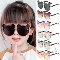 【hot sale】❏﹍☜ D03 Cute Eyewear Childrens Glasses Boys Shades Baby Bear Ear Girls Kids Sunglasses Fashion Unisex Goggles Sun UV Protection UV400 New