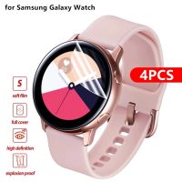 Screen Protectors For Samsung Galaxy Watch Active 2 40mm 44mm Soft Film Full Cover Protective Protection Film Scratch Resistant