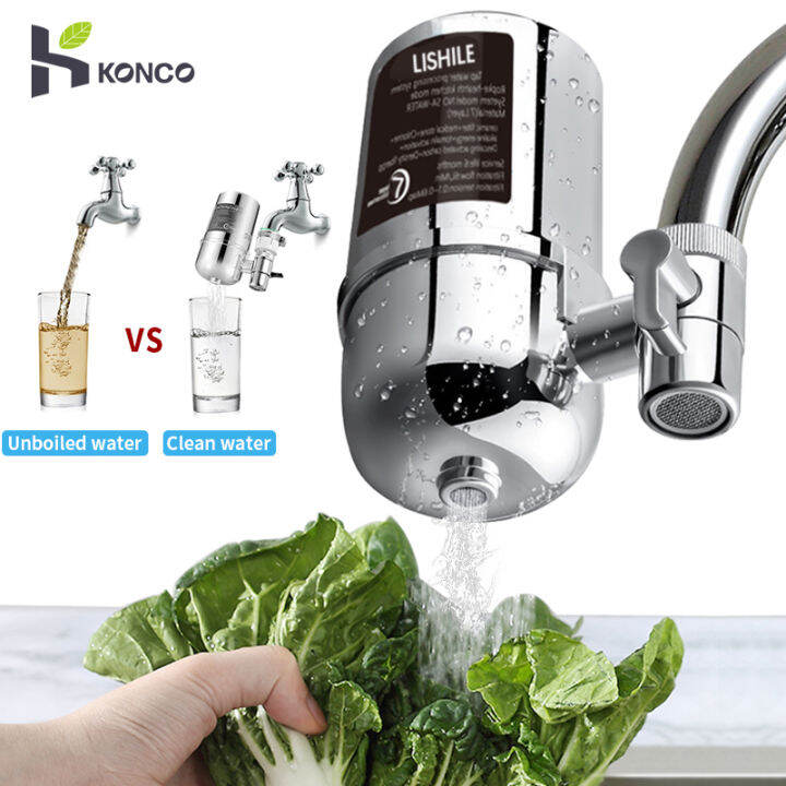 Konco Water Tap Purifier Faucet Water Purifier Kitchen Faucet Ceramic Percolator Mini Water 9855