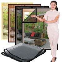 【CW】 Inset Window Mesh Air Tulle Adjustable Invisible Anti-Mosquito net Fiberglass Removable Washable Customize