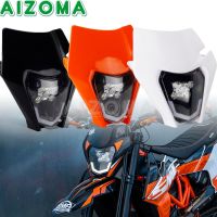 ไฟหน้า E8สำหรับไฟหน้ารถจักรยานยนต์ LED SMC XC-W EXC สีส้ม250 300 350 450 500 690หกวัน Enduro FREERIDE 250 F