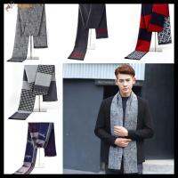 HUJAKON Classic Soft High Quality Neck Warmer Mens Scarf Autumn Winter Shawls