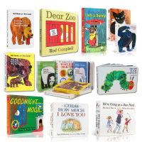 หนังสือภาษาอังกฤษ หนังสือเด็ก Famous Childrens Book Baby Kids Board Book Hardcover Eric Carle หนังสือ Brown Bear Collection Bedtime Story Books for Toddlers Early Learning Toy Animals Caterpillar Educational Book Gift