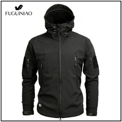 Fuguiniao เสื้อแจ็คเก็ตทหารกันน้ำ,เสื้อโค้ทยุทธวิธีใช้กลางแจ้งสำหรับฤดูหนาวเสื้อแจ็คเก็ตทหารบุผ้า