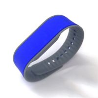 1K Adjustable NFC ISO13.56MHz 14443A MF Classic Wristband RFID Bracelet IC Card Silicone Band Door Access Control Card Household Security Systems