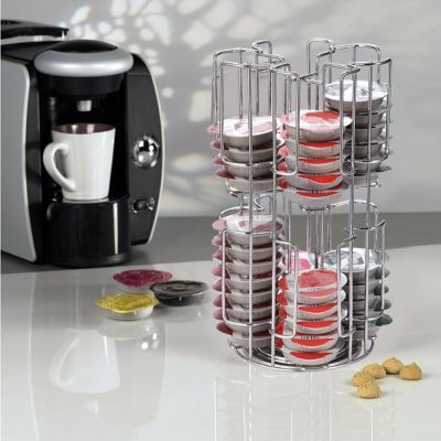 【YF】 Porta-cápsulas de café rotativo alta capacidade Tassimo Rack Conjunto Exibição Chá 64 PCs 2021 Novo