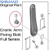 SHIMANO Crank Arm Fixing Bolt Original Part ROAD MTB Bike Bicycle ULTEGRA DURA ACE XT Y1P417000 Y1F811100