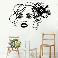 [COD] Face Vinyl Wall Decal Sticker Hair Makeup Stickers Murals Vinilos Posters LC548