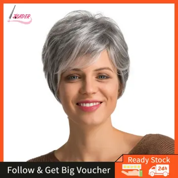 Shop Pixie Cut Gray Hair With Great Discounts And Prices Online - Aug 2023  | Lazada Philippines