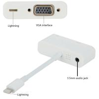 โปร++ Lighting to VGA Adapter for iPhones, iPad ส่วนลด สายชาร์จ หัวชาร์จ สายชาร์จไอโฟน หัวชาร์จเร็ว