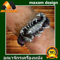 สร้อยแปลงป๋อง งานสวย บนข้อมือ HARLEY DAVIDSON สร้อยขอมือหนัง สายหนัง