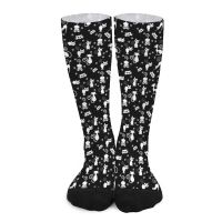 【jw】☜☇  white Suspicious Cats Socks Men′s sock sports stockings man Mens with print