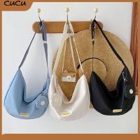 CUCU สำหรับผู้หญิง ไนลอนทำจากไนลอน สีทึบทึบ กระเป๋า Crossbody กระเป๋าแบบสะพายไหล่ ถุงนักช้อป กระเป๋าถือแบบถือ