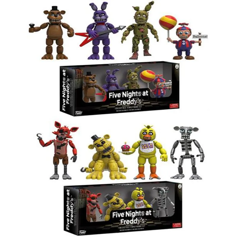 4pcs/set FNAF At Five Nights Security Breach Action Figures Bonnie