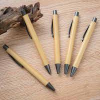 4 Piece Cute Gel Pen Creative Bamboo Press Stationery Pens