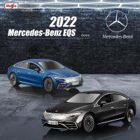 Maisto 1:27 2022 Mercedes-Benz EQS กระบวนการหล่อโลหะอัลลอยสำหรับตกแต่งรถยนต์โมเดลรถยนต์ของขวัญของเล่นของเล่นแบบชุดสะสม