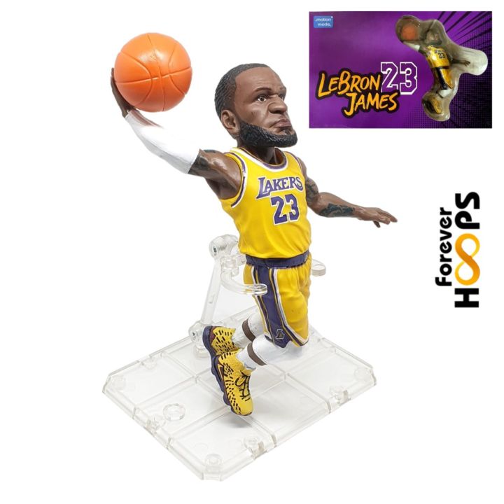 Forever Hoops Lebron James Action Figure with Stand | NBA Basketball ...