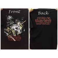 เสื้อยืด Star Wars T-shirt สตาร์วอร์ส สกรีนหน้าหลัง 04