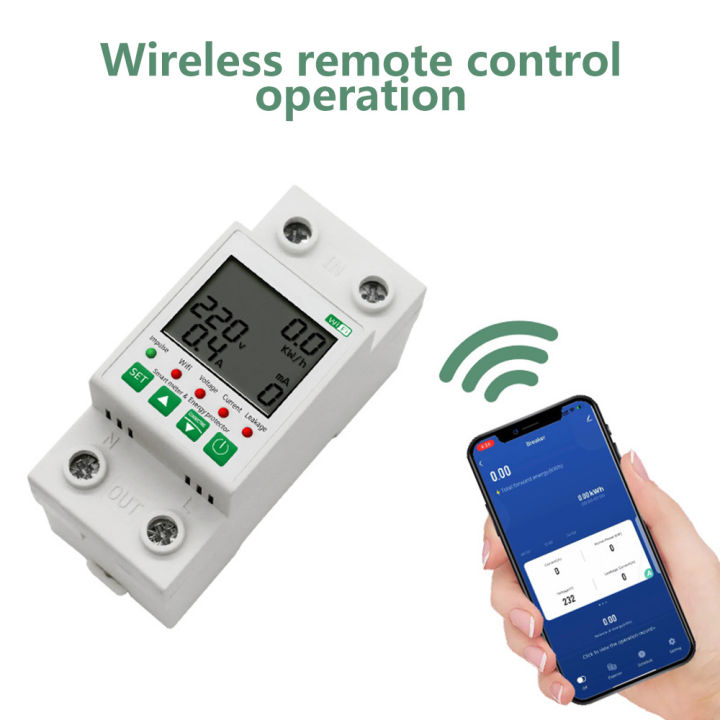 app-wifi-smart-energy-meter-ac220v-2p-63a-kwh-meter-wattmeter-over-under-voltage-leakage-protect
