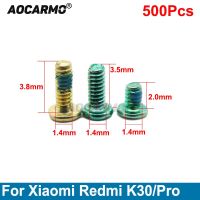 Aocarmo 500Pcs For Xiaomi Redmi K30 Pro 1.4mmx3.8mm 1.4mmx3.5mm 1.4mmx2mm Inside Motherboard Screws Middle Frame Screw Bolt