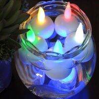 12pcs LED Float on Water Candle Floating Waterproof Flameless Led Battery Operated Party for Party Wedding Tea Light Candle Lamp