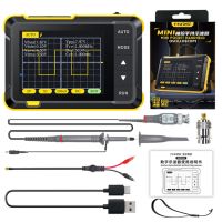 FNIRSI ออสซิลโลสโคปแบบดิจิตอล DSO152มือถือขนาดเล็ก2.8นิ้วจอแสดงผลสี2.5 M/s Oscilloscope 18MHz แบนด์วิธประสิทธิภาพสูงแบบพกพาพร้อม1Hz สอบเทียบ SQW สำหรับผู้ที่ชื่นชอบอุปกรณ์อิเล็กทรอนิกส์และมืออาชีพ