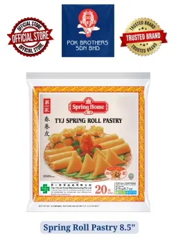 KG Pastry Spring Roll Pastry 8.5 40s