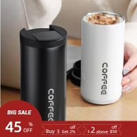 New 350/500ml Travel Coffee Mug Double Stainless steel Coffee Thermos Mug Portable Car Vacuum Flasks Thermo Cup Water Bottler