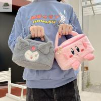 BAGGYS อนิเมะแบบพกพา Kuromi Alien Star Kirby เด็กน่ารักกระเป๋าใส่เครื่องสำอางค์ผู้หญิงแบบน่ารักห้องน้ำของขวัญกระเป๋าถือใส่เครื่องสำอางค์เทศกาล