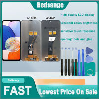 Redsange ต้นฉบับหน้าจอ LCD 6.6นิ้วสำหรับ Samsung Galaxy A14 5กรัม SM-A146B A146B A146P สัมผัสหน้าจอ LCD หน้าจอดิจิตอลประกอบสำหรับ Samsung A146 SM-A146B SM-A146P แอลซีดี