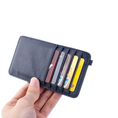 Casual Mens Long Wallet Ultra Thin Credit ID Card Holders 10 Cards Slots 100% Cow Genuine Leather Womens Wallets Real Leather Card Holders