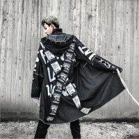 Nagri dropshipping ซัพพลายเออร์2020ใหม่ฤดูใบไม้ผลิ hip hop แจ็คเก็ตผู้ชาย jenas เสื้อ CROSS ริบบิ้นตกแต่งแหวนโลหะ hooded coat.