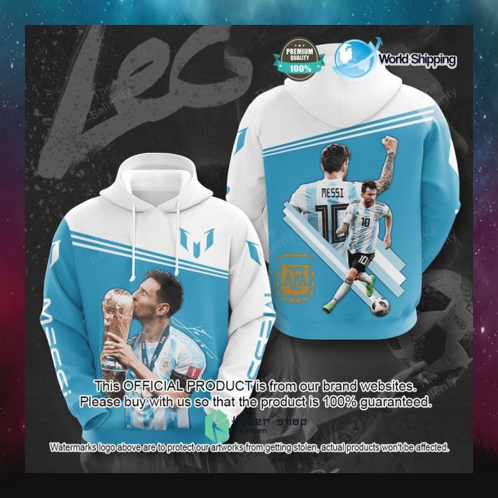 Lionel Messi Argentina Signed Jersey World Cup 2022 - Tagotee