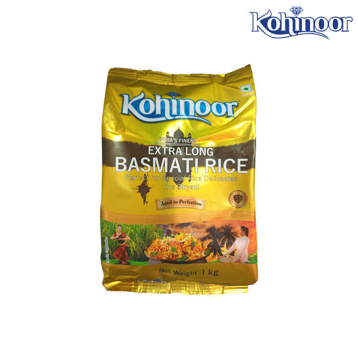 1kg Kohinoor Extra long Basmati Rice (Gold) aged to perfection Lazada PH