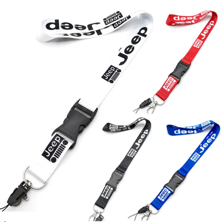 Jeep Car Lanyard Modified Cultural Buckle Badge Hanging Neck Key ...