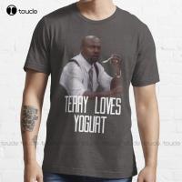 Brooklyn Nine-Nine - Terry Trend T-Shirt Mens White Shirt Outdoor Simple Vintag Casual T Shirts Funny Art Streetwear Cartoon Tee 4XL 5XL 6XL