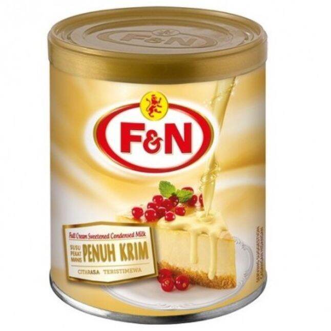 F&N Full Cream Sweetened Condensed Milk, 392g Lazada
