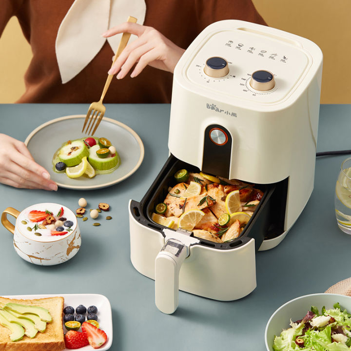 Bear Air Fryer Home New Special Special Fully Automatic Air Fryer  Degreasing French Fries Machine No Fryer Small