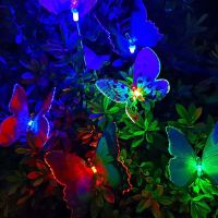 Solar Led Light Waterproof Landscape Light Outdoor Garden Decor Lights Butterfly Lawn Lamp Lights For Yard Lawn Patio Pathway