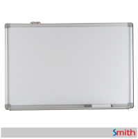 SMITH กระดานไวท์บอร์ดแขวนผนัง GBB-3045 ขนาด 30x45x3ซม. สีขาว