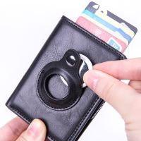 【cw】 2022 Rfid Airtag Wallet Money Leather Card Holder Small Men Wallets Purse Air Tags AirTags ！