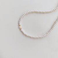 Wallah studio : baby pearl necklace สร้อยปรับระดับได้