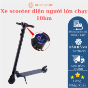 Xe scooter điện bánh 5,5 inch đồng hồ led 1 lần sạc đi 10km