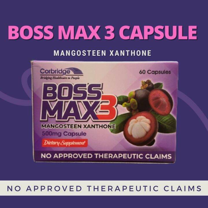 Boss Max3 Mangosteen Xanthone Lazada PH